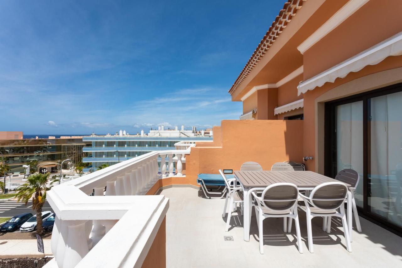 Exclusive Penthouse Playa Las Vistas 4 Close To The Sea And Beach, Aircondition For A Fee, Wifi, Terrace, Heated Pool Playa de las Americas  Esterno foto