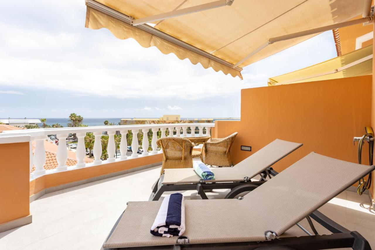Exclusive Penthouse Playa Las Vistas 4 Close To The Sea And Beach, Aircondition For A Fee, Wifi, Terrace, Heated Pool Playa de las Americas  Esterno foto